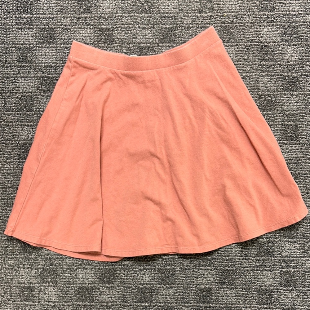 Forever 21 Pink Pleated Mini Skirt
